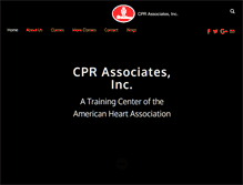 Tablet Screenshot of cprassociatesinc.com